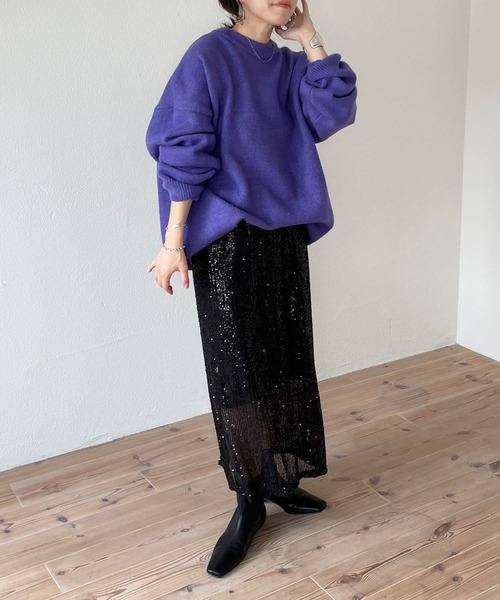 wee9s（ウィークス）の「"GIRAGIRA" disco skirt / ギラギラスパンコールディスコスカート（スカート・レディース・ブラック/シルバー/ゴールド・FREE）」の22枚目の写真