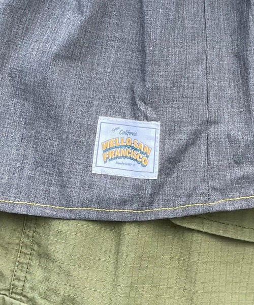 HELLO.SANFRANCISCO(ハローサンフランシスコ)の「【HELLO.SANFRANCISCO/ハローサンフランシスコ】デニム刺繍ビックカラービスチェシャツ(シャツ/ブラウス・レディース・ブルー/ネイビー・FREE)」の22枚目の写真