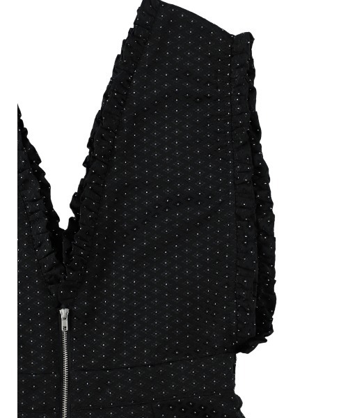 MIRO AMURETTE(ミロアミュレット)の「dot jacquard jumpsuit/ドットオールインワン(つなぎ/オールインワン・レディース・ブラック・SMALL/MEDIUM)」の20枚目の写真