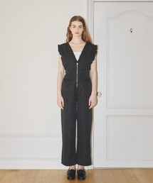 サロペット・オーバーオール・オールインワン dot サロペット オーバーオール ドット柄オールインワン レディース