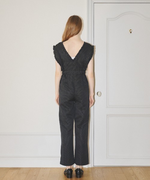 サロペット・オーバーオール・オールインワン myl my jumpsuit ALEXIA STAM サロペット オーバーオール Front Zip V Neck