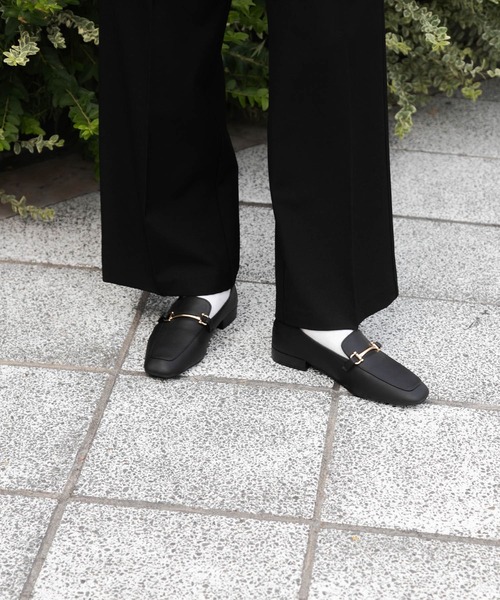 SENSE OF PLACE by URBAN RESEARCH(センスオブプレイスバイアーバンリサーチ)の「フェイクレザービットローファー(ローファー・レディース・ブラウン/ブラック/アイボリー・MEDIUM/LARGE/X-LARGE/SMALL)」の10枚目の写真