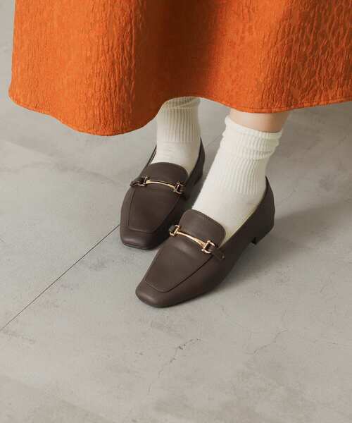 SENSE OF PLACE by URBAN RESEARCH(センスオブプレイスバイアーバンリサーチ)の「フェイクレザービットローファー(ローファー・レディース・ブラウン/ブラック/アイボリー・MEDIUM/LARGE/X-LARGE/SMALL)」の12枚目の写真