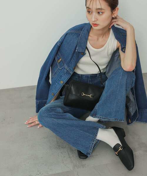 SENSE OF PLACE by URBAN RESEARCH(センスオブプレイスバイアーバンリサーチ)の「フェイクレザービットローファー(ローファー・レディース・ブラウン/ブラック/アイボリー・MEDIUM/LARGE/X-LARGE/SMALL)」の17枚目の写真