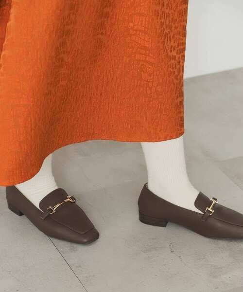 SENSE OF PLACE by URBAN RESEARCH(センスオブプレイスバイアーバンリサーチ)の「フェイクレザービットローファー(ローファー・レディース・ブラウン/ブラック/アイボリー・MEDIUM/LARGE/X-LARGE/SMALL)」の18枚目の写真