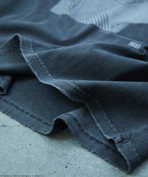 LIFE（ライフ）の「LIFE/ライフ 別注 Kurt Cobain コラボフォト L/S Tシャツ/ロングスリーブ（Tシャツ/カットソー・メンズ・チャコールグレー/オフホワイト・MEDIUM/LARGE）」の4枚目の写真