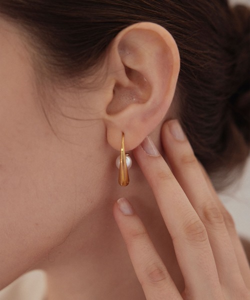 CENE(セネ)の「【CENE】セネ/2wayパールアイシクルピアス(ピアス(両耳用)・レディース・ゴールド/シルバー/ピンクゴールド・FREE)」の12枚目の写真