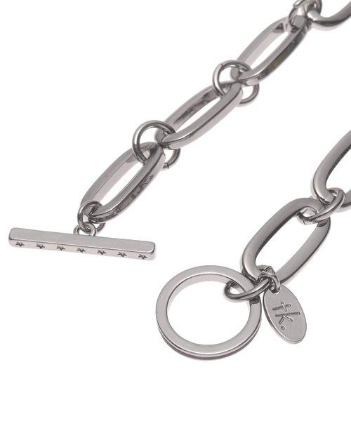 tk.TAKEO KIKUCHI(ティーケータケオキクチ)の「◆アソートチェーンブレスレット(ブレスレット・メンズ・シルバー/シルバー系1/ブラック系1/ブラック/シルバー系/ブラック系・00)」の9枚目の写真