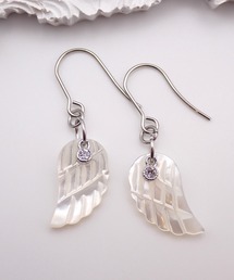 HaRu*/天然石&ジルコニアピアス