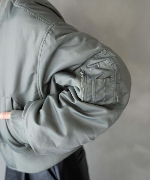 WEGO（ウィゴー）の「WEGO/ショートMA-1（MA-1・レディース・ブラック/カーキ・FREE）」の7枚目の写真