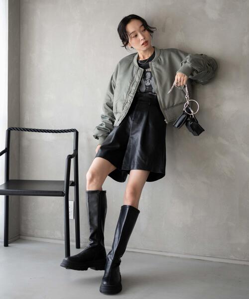 WEGO（ウィゴー）の「WEGO/ショートMA-1（MA-1・レディース・ブラック/カーキ・FREE）」の15枚目の写真