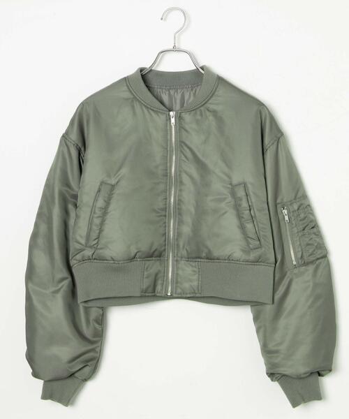 WEGO（ウィゴー）の「WEGO/ショートMA-1（MA-1・レディース・ブラック/カーキ・FREE）」の22枚目の写真