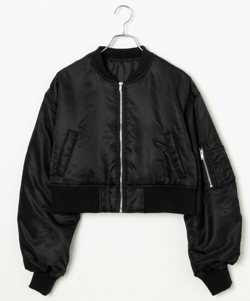 WEGO（ウィゴー）の「WEGO/ショートMA-1（MA-1・レディース・ブラック/カーキ・FREE）」の21枚目の写真