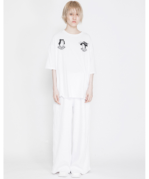 IKUMI（イクミ）の「【IKUMI×ALISA】UKIYOE JAPAN T（Tシャツ/カットソー・レディース・ホワイト/ブラック・FREE）」の11枚目の写真