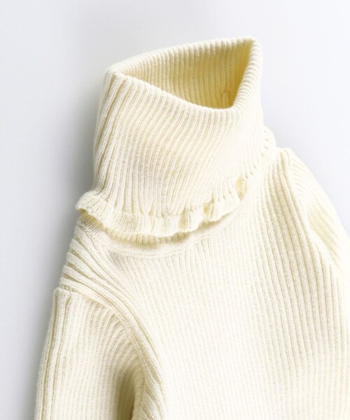 BRANSHES（ブランシェス）の「綿ナイロンリブニット（ニット/セーター・キッズ・ブラック/その他/キャメル/アイボリー・130/100/140/120/110/150）」の14枚目の写真