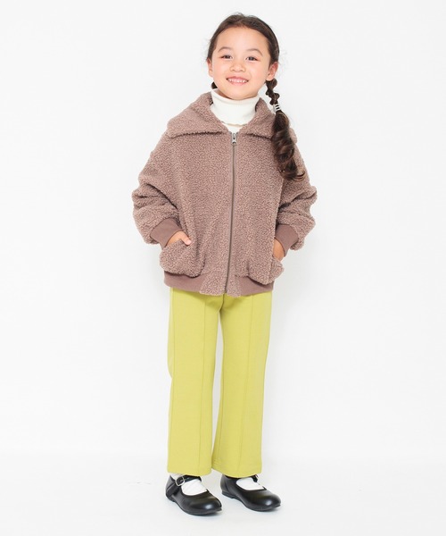 BRANSHES（ブランシェス）の「綿ナイロンリブニット（ニット/セーター・キッズ・ブラック/その他/キャメル/アイボリー・130/100/140/120/110/150）」の6枚目の写真