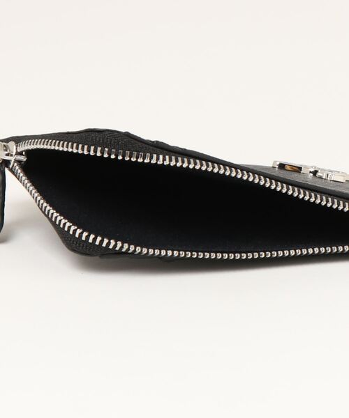 Vivienne Westwood（ヴィヴィアンウエストウッド）の「51050051-L001N-LASAFFIANO ZIP CARD HOLDER（カードケース・レディース・ブラック・FREE）」の4枚目の写真