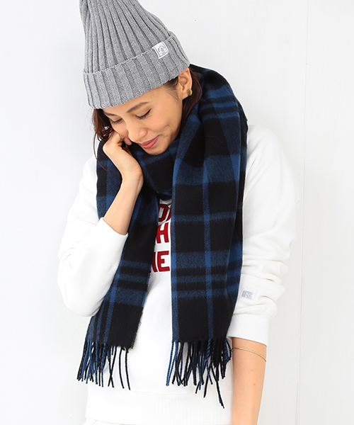 B:MING by BEAMS（ビーミングバイビームス）の「ビーミング by ビームス / タータンチェックストール 2015FW（ストール/ショール・レディース・ブラック/グリーン/ブルー/レッド・ONE SIZE）」の22枚目の写真