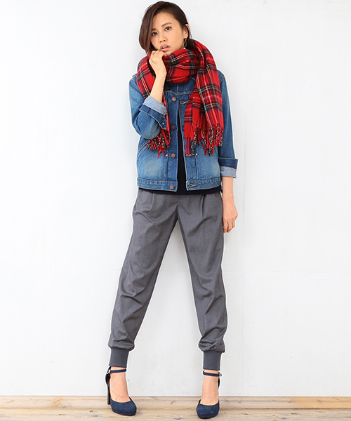 B:MING by BEAMS（ビーミングバイビームス）の「ビーミング by ビームス / タータンチェックストール 2015FW（ストール/ショール・レディース・ブラック/グリーン/ブルー/レッド・ONE SIZE）」の18枚目の写真