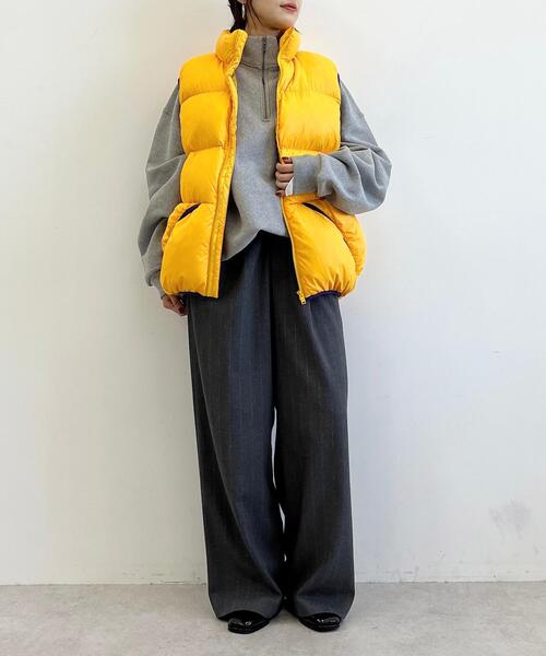 CITEN（シテン）の「＜CITEN＞ヒュージ リバース ハーフジップ スウェット（スウェット・メンズ・ホワイト/ダークグレー/グレー/ブラック・S/M/L）」の16枚目の写真