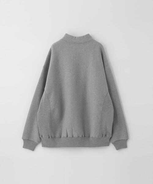 CITEN（シテン）の「＜CITEN＞ヒュージ リバース ハーフジップ スウェット（スウェット・メンズ・ホワイト/ダークグレー/グレー/ブラック・S/M/L）」の18枚目の写真