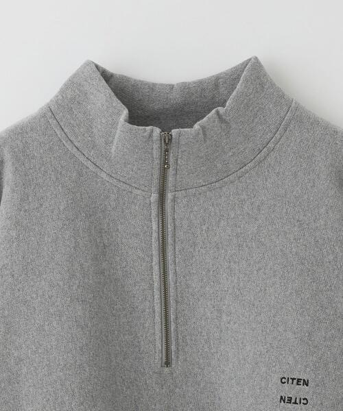 CITEN（シテン）の「＜CITEN＞ヒュージ リバース ハーフジップ スウェット（スウェット・メンズ・ホワイト/ダークグレー/グレー/ブラック・S/M/L）」の19枚目の写真