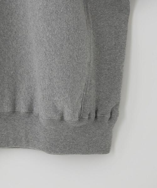 CITEN（シテン）の「＜CITEN＞ヒュージ リバース ハーフジップ スウェット（スウェット・メンズ・ホワイト/ダークグレー/グレー/ブラック・S/M/L）」の21枚目の写真