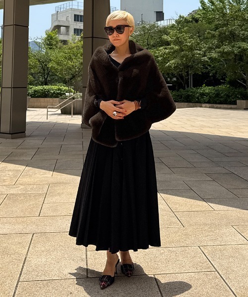 JENNE（ジェンヌ）の「リッチボリュームファーケープ（その他アウター