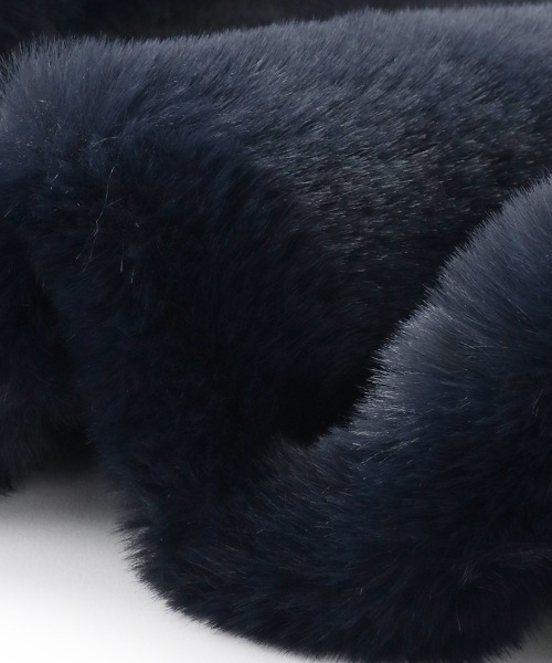 JENNE リッチボリュームファーケープ ネイビー リッチボリュームファーケープ｜JENNE(ジェンヌ)公式通販：パリ