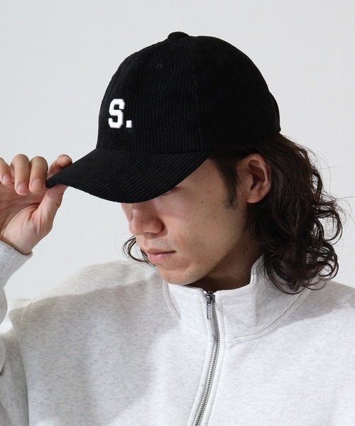 Ree&Mee（リーアンドミー）の「Ree&Mee 男女兼用 S コーデュロイ 刺繍 CAP キャップ 帽子（キャップ・メンズ・ネイビー/グレー/ブラック/ベージュ/ブラウン・FREE）」の7枚目の写真