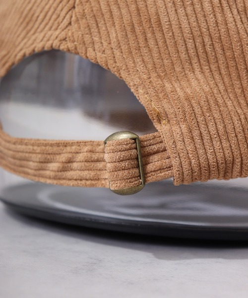 Ree&Mee（リーアンドミー）の「Ree&Mee 男女兼用 S コーデュロイ 刺繍 CAP キャップ 帽子（キャップ・メンズ・ネイビー/グレー/ブラック/ベージュ/ブラウン・FREE）」の20枚目の写真