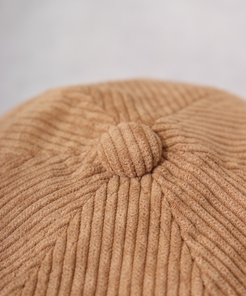 Ree&Mee（リーアンドミー）の「Ree&Mee 男女兼用 S コーデュロイ 刺繍 CAP キャップ 帽子（キャップ・メンズ・ネイビー/グレー/ブラック/ベージュ/ブラウン・FREE）」の17枚目の写真