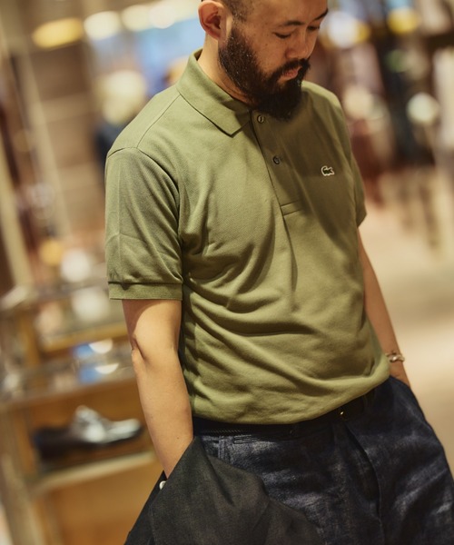 LACOSTE(ラコステ)の「LACOSTE / L1212 ポロシャツ(ポロシャツ・メンズ・ロイヤルブルー/オレンジ系その他6/ブルー系その他2/オリーブ/パープル/ワイン・3/2/5/4)」の2枚目の写真