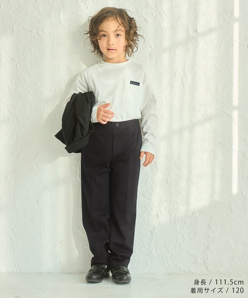 ROPE' PICNIC(ロペピクニック)の「【BOYS】フルレングスパンツ/セレモニー(その他パンツ・キッズ・ブラック/ライトグレー・120/130/110)」の3枚目の写真