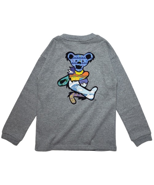 Grateful Dead（グレイトフルデッド）の「RIVER SIDE CULTURE/RSC×GRATEFUL DEAD(グレイトフルデッド)コラボ ロンT (M4)（Tシャツ/カットソー・キッズ・グレー/ホワイト・S/M/L）」の6枚目の写真