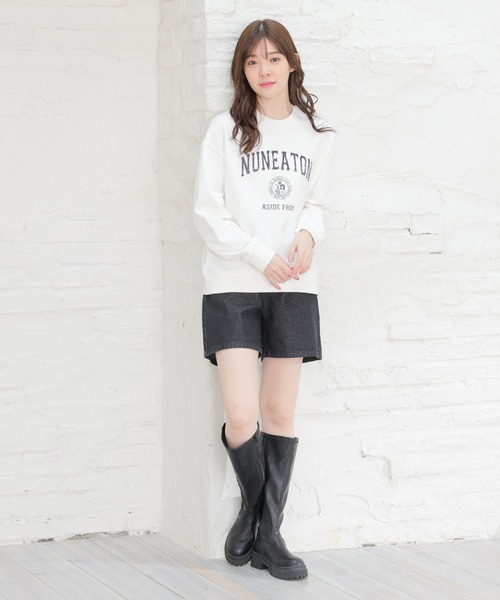 Honeys（ハニーズ）の「デニムショートパンツ（デニムパンツ・レディース・ホワイト/ブラック/インディゴブルー/ブルー/ライトブルー/ブルー系その他/グレー・SS/M/S/LL/L）」の10枚目の写真