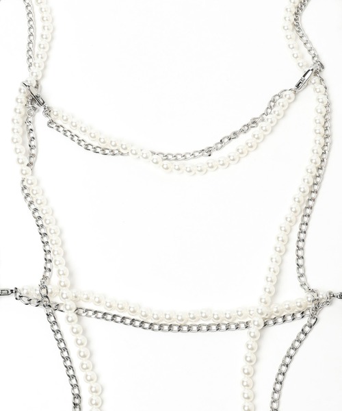 PAGEBOY（ページボーイ）の「パールハーネス（ベルト・レディース・オフホワイト・FREE）」の12枚目の写真