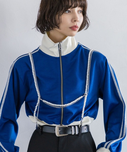 PAGEBOY（ページボーイ）の「パールハーネス（ベルト・レディース・オフホワイト・FREE）」の2枚目の写真