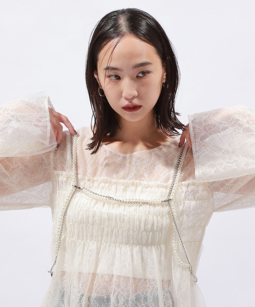 PAGEBOY（ページボーイ）の「パールハーネス（ベルト・レディース・オフホワイト・FREE）」の16枚目の写真