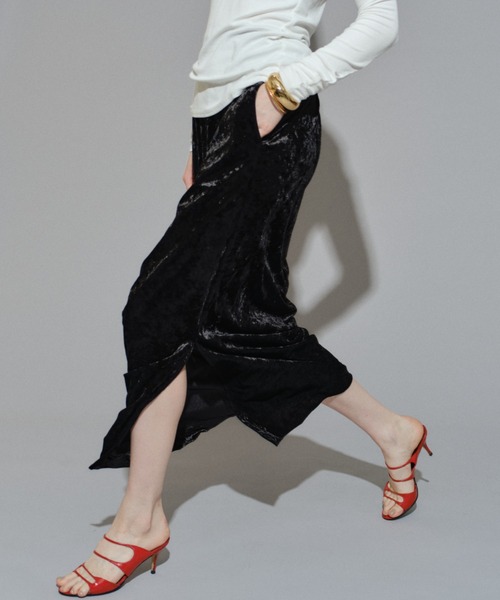 Clash velours skirt/クラッシュベロアスカート（スカート