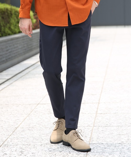 UNION STATION（ユニオンステーション）の「360度ストレッチスリムテーパードパンツ/カラーパンツ（その他パンツ・メンズ・ブラック/チャコールグレー/ベージュ/カーキ/ネイビー/ブラウン/ライトグレー・L/LL/S/M）」の7枚目の写真