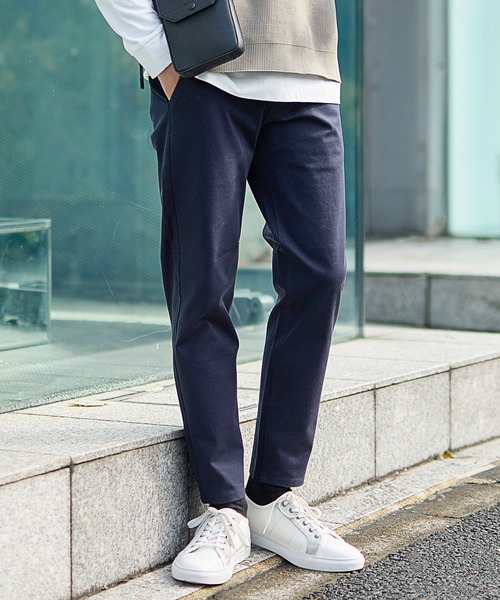 UNION STATION（ユニオンステーション）の「360度ストレッチスリムテーパードパンツ/カラーパンツ（その他パンツ・メンズ・ブラック/チャコールグレー/ベージュ/カーキ/ネイビー/ブラウン/ライトグレー・L/LL/S/M）」の10枚目の写真