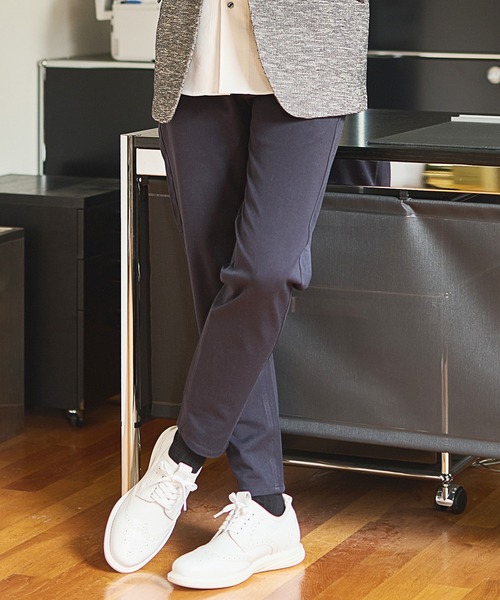 UNION STATION（ユニオンステーション）の「360度ストレッチスリムテーパードパンツ/カラーパンツ（その他パンツ・メンズ・ブラック/チャコールグレー/ベージュ/カーキ/ネイビー/ブラウン/ライトグレー・L/LL/S/M）」の12枚目の写真
