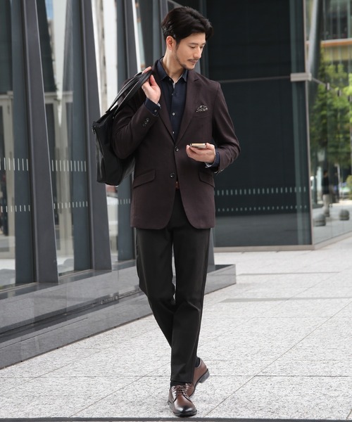 UNION STATION（ユニオンステーション）の「360度ストレッチスリムテーパードパンツ/カラーパンツ（その他パンツ・メンズ・ブラック/チャコールグレー/ベージュ/カーキ/ネイビー/ブラウン/ライトグレー・L/LL/S/M）」の19枚目の写真