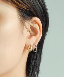GOLDY（ゴールディ）の「【GOLDY】メタル ドロップ & ナノ フープ セット イヤリング / 2210907（イヤリング）」