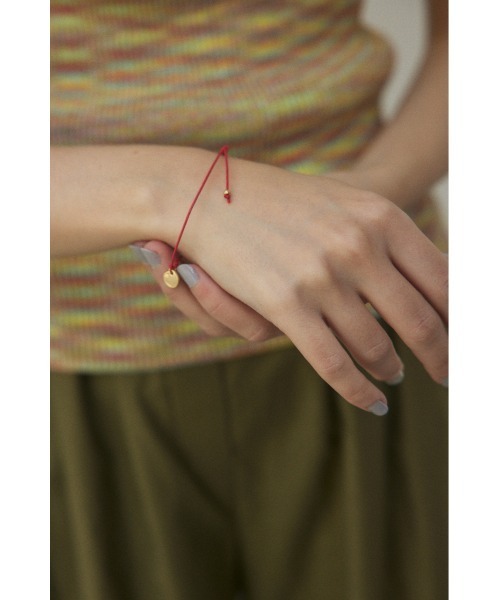 BLACK BY MOUSSY(ブラックバイマウジー)の「plate bracelet(プレートブレスレット)(ブレスレット・レディース・レッド/ブラック/ホワイト・FREE)」の12枚目の写真