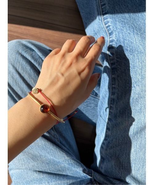 BLACK BY MOUSSY(ブラックバイマウジー)の「plate bracelet(プレートブレスレット)(ブレスレット・レディース・レッド/ブラック/ホワイト・FREE)」の17枚目の写真