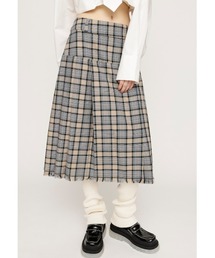 SLY | 【2024SS新作】PLAID WRAP SK プレイド ラップ スカート(スカート)