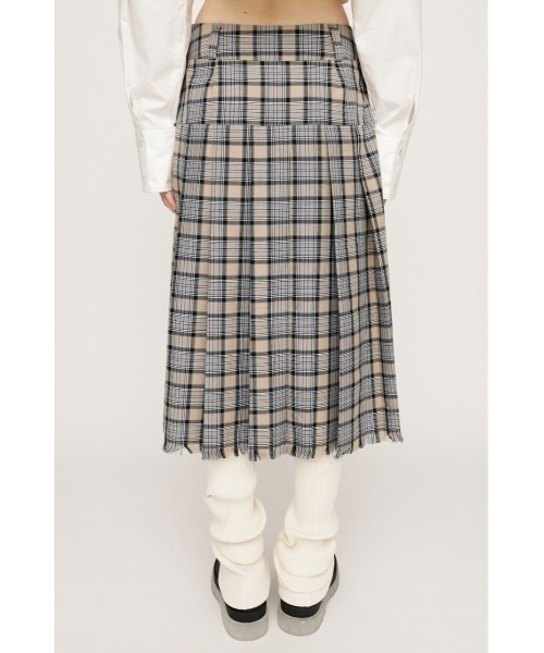 PLAID WRAP スカート SLY（スライ）の「PLAID WRAP SK プレイド ラップ スカート