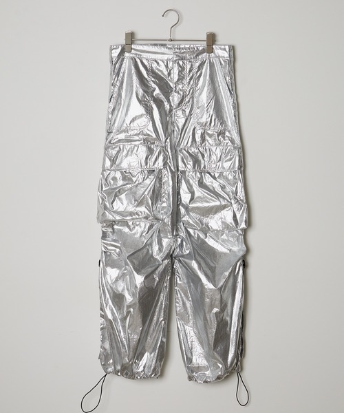 Chick(チック)の「▲FRONT POCKET CARGO PANTS(カーゴパンツ・レディース・シルバー・M/S)」の1枚目の写真